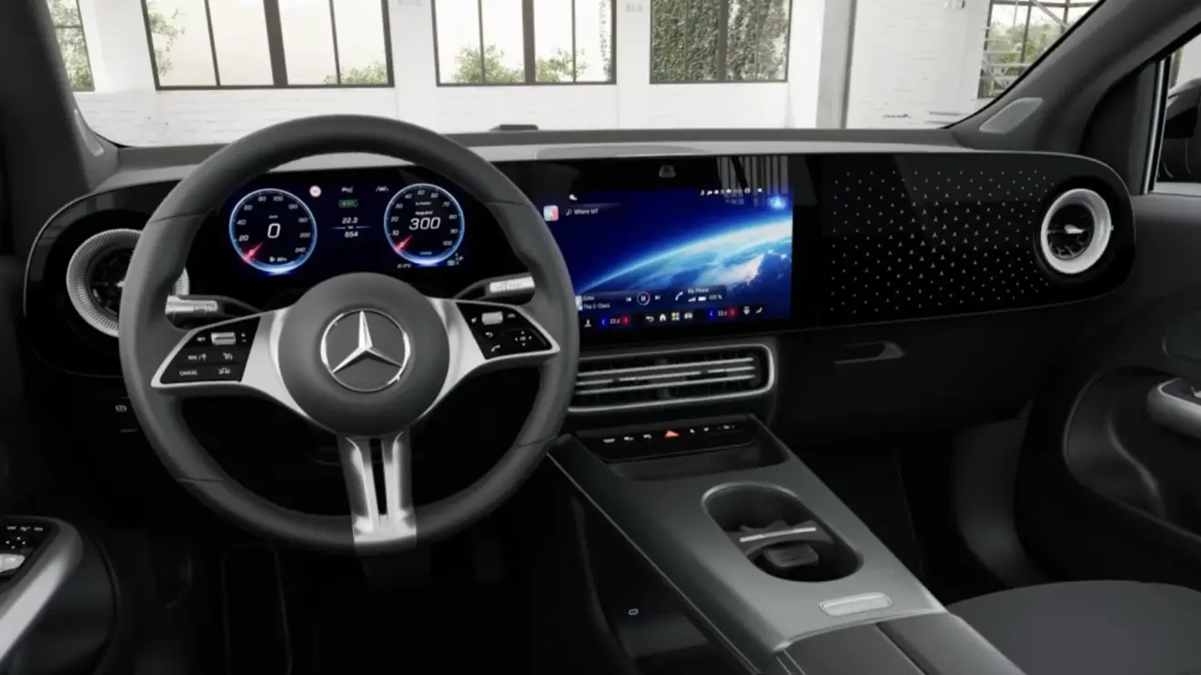 Interior do novo Mercedes-Benz GLA 200 de entrada 2027