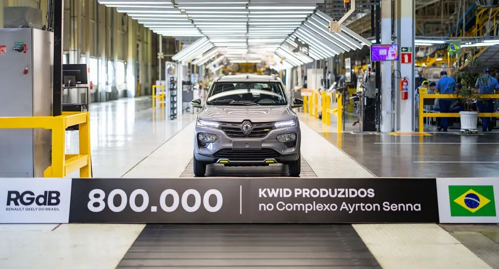 Renault Kwid comemora 800.000 unidades