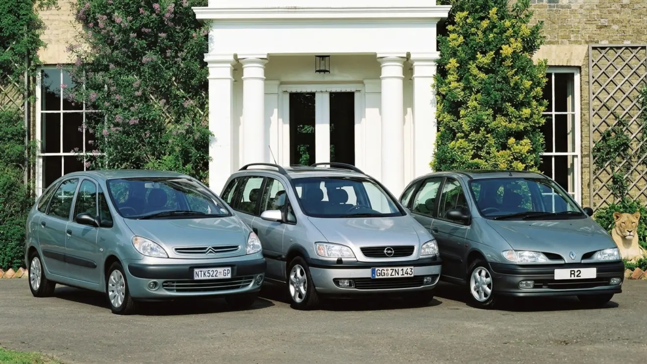 Citroën Xsara Picasso, Opel Zafira e Renault Scénic