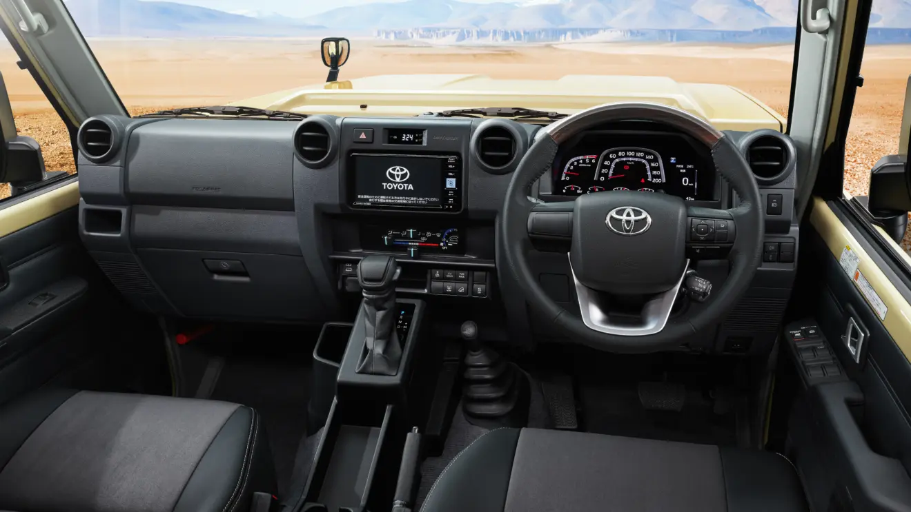 interior Toyota Land Cruiser 70 [divulgação]