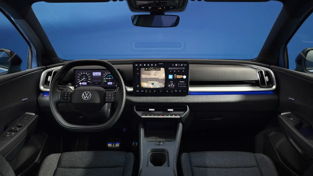 interior Volkswagen ID.Cross t-cross elétrico