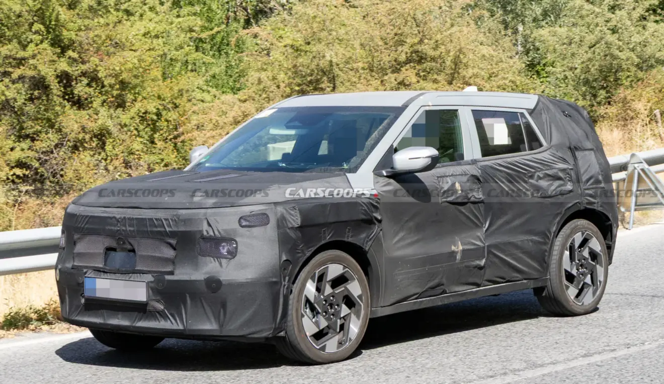 Hyundai Creta 2028 camuflado de frente