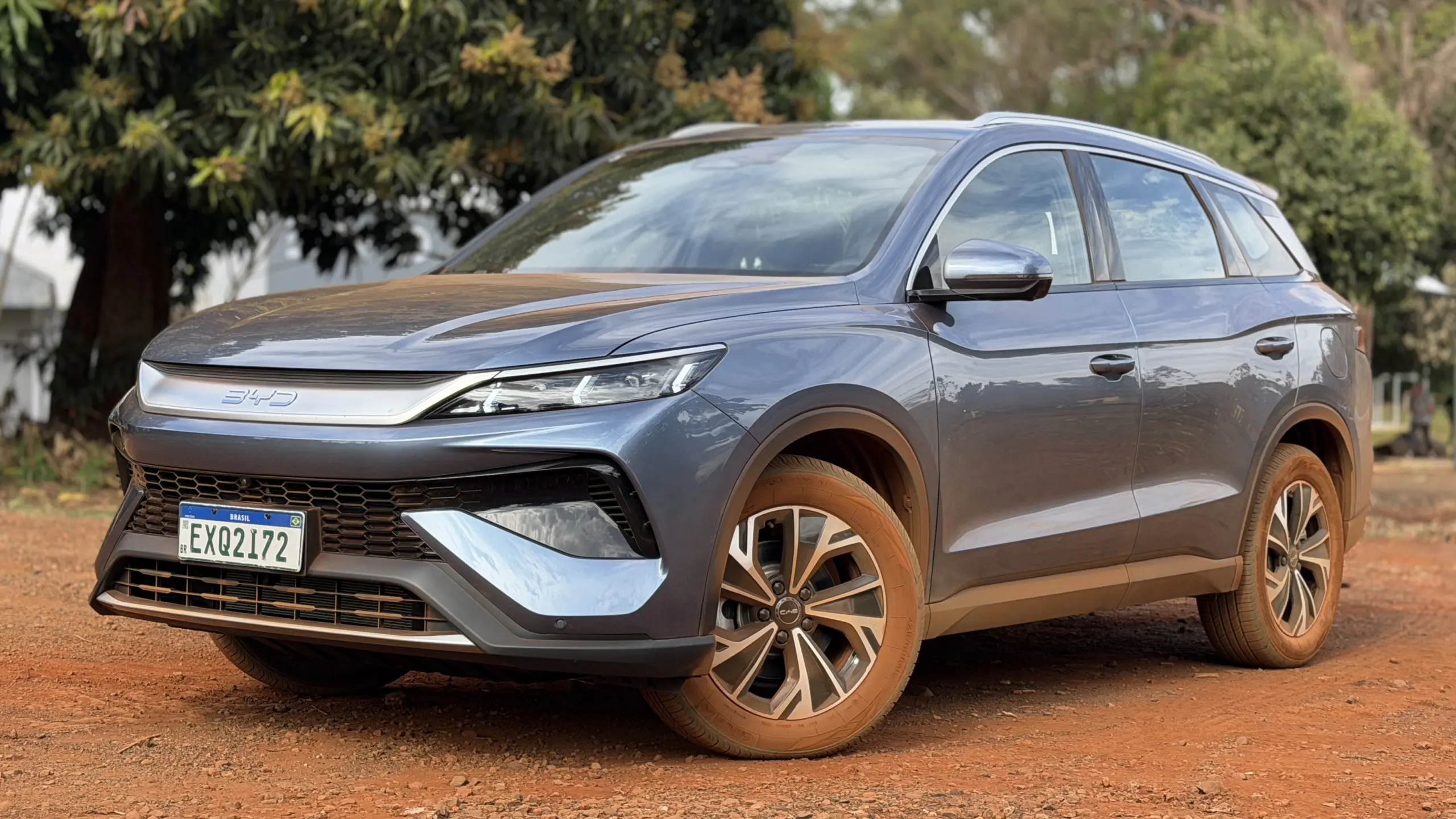 BYD Song Pro 2027 GS na cor Azul para teste e avaliação e primeiras impressões estático