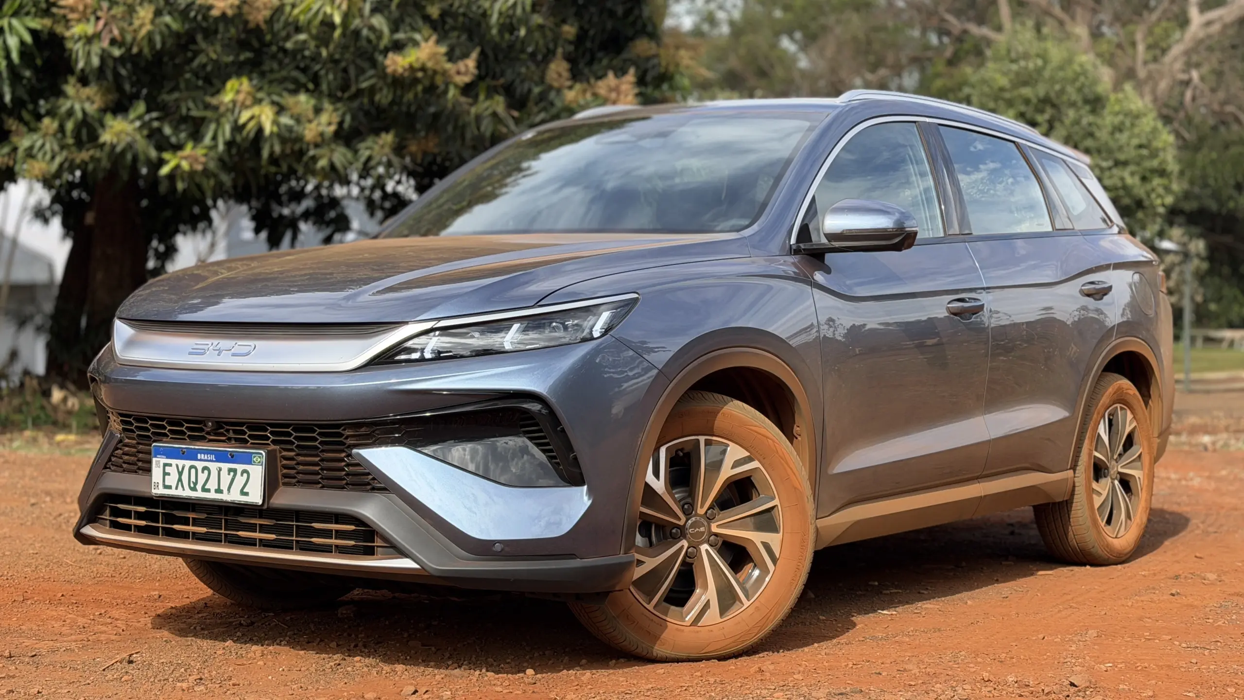 BYD Song Pro 2027 GS na cor Azul para teste e avaliação e primeiras impressões estático