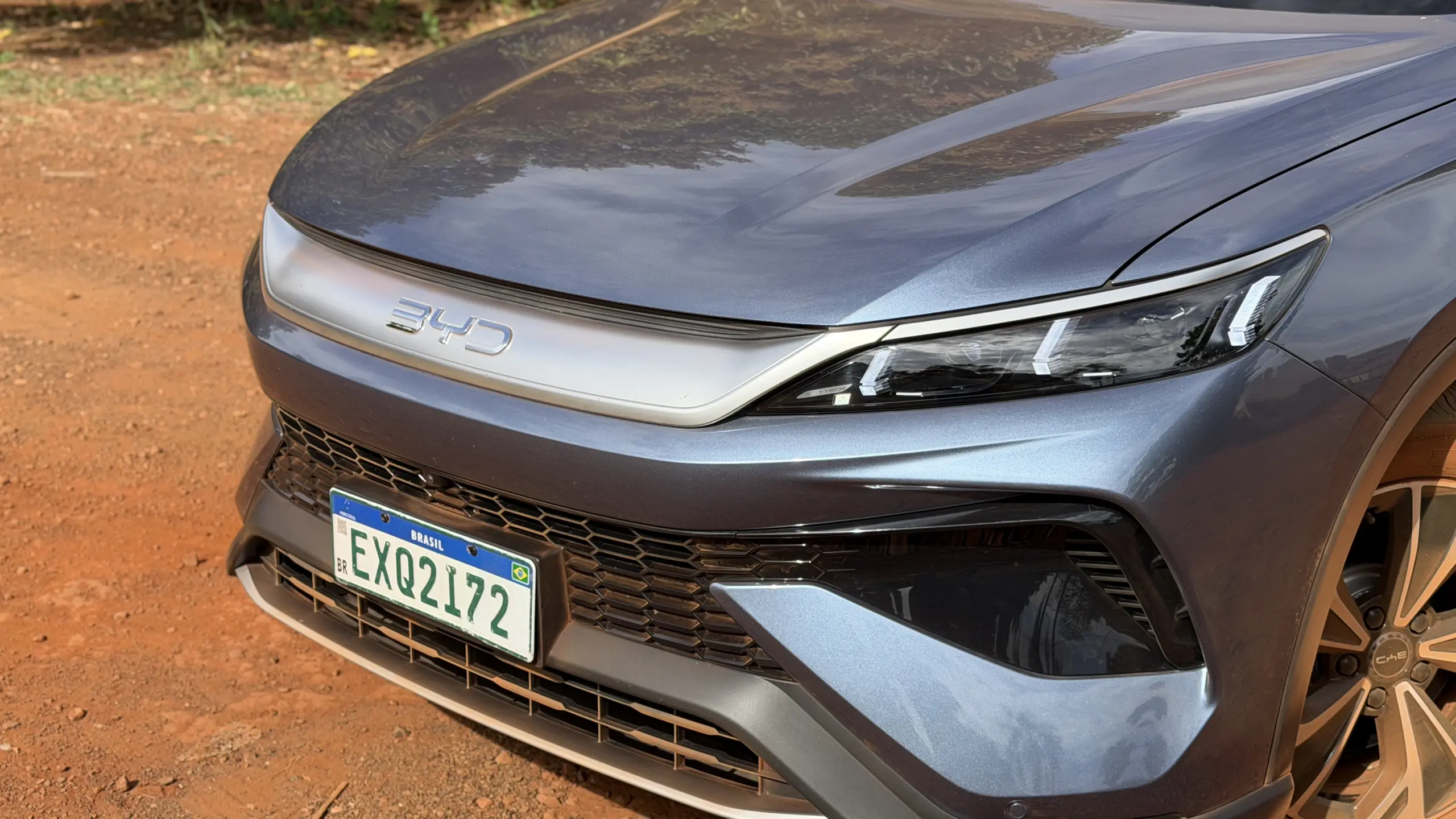 BYD Song Pro 2027 GS na cor Azul para teste e avaliação e primeiras impressões estático