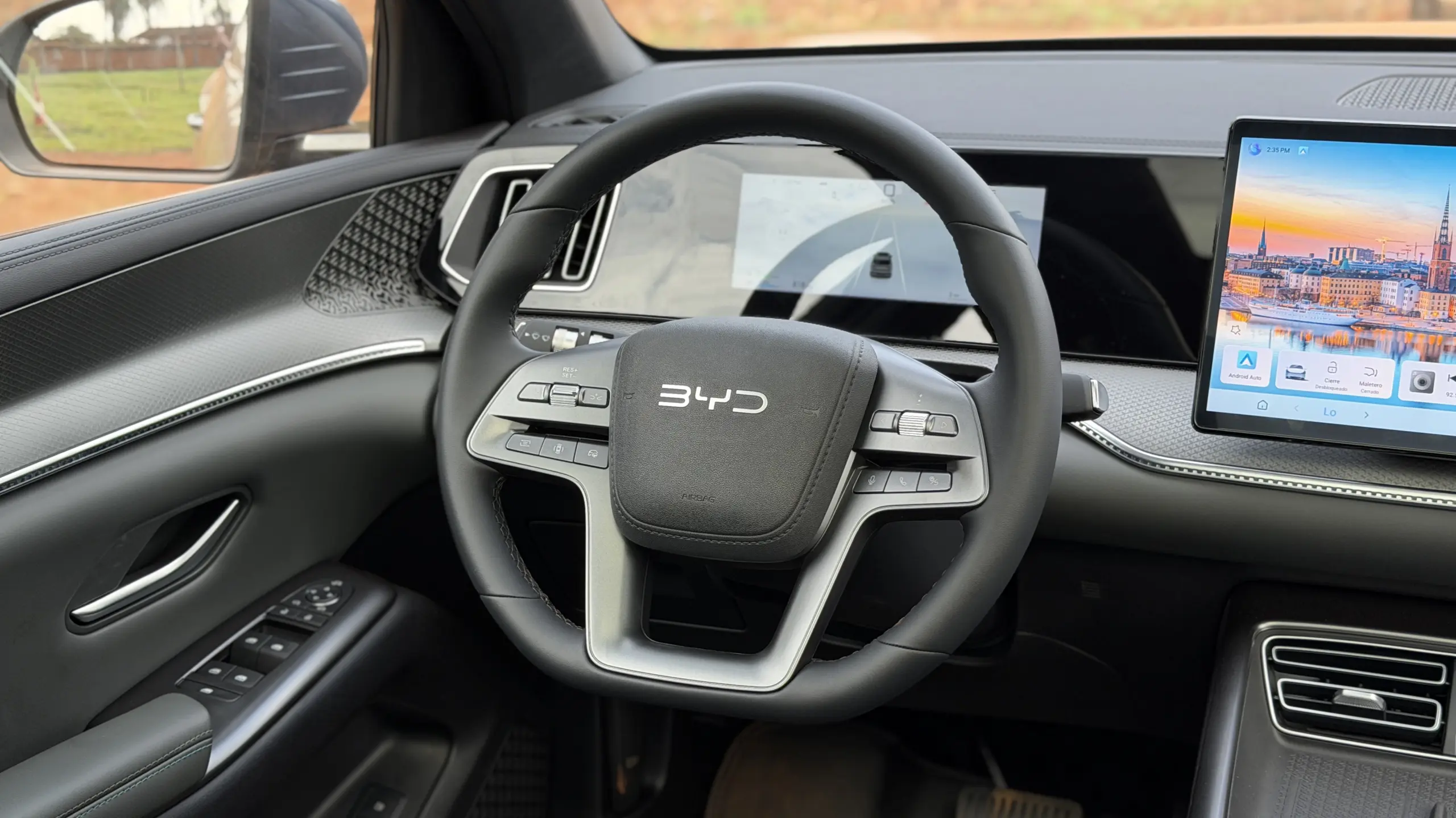 BYD Song Pro 2027 GS na cor Azul para teste e avaliação e primeiras impressões interior