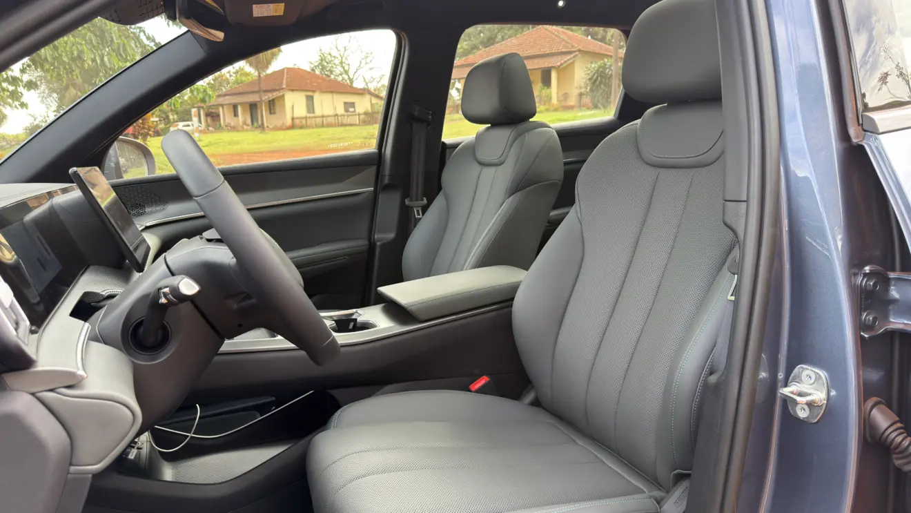 BYD Song Pro 2027 GS na cor Azul para teste e avaliação e primeiras impressões interior