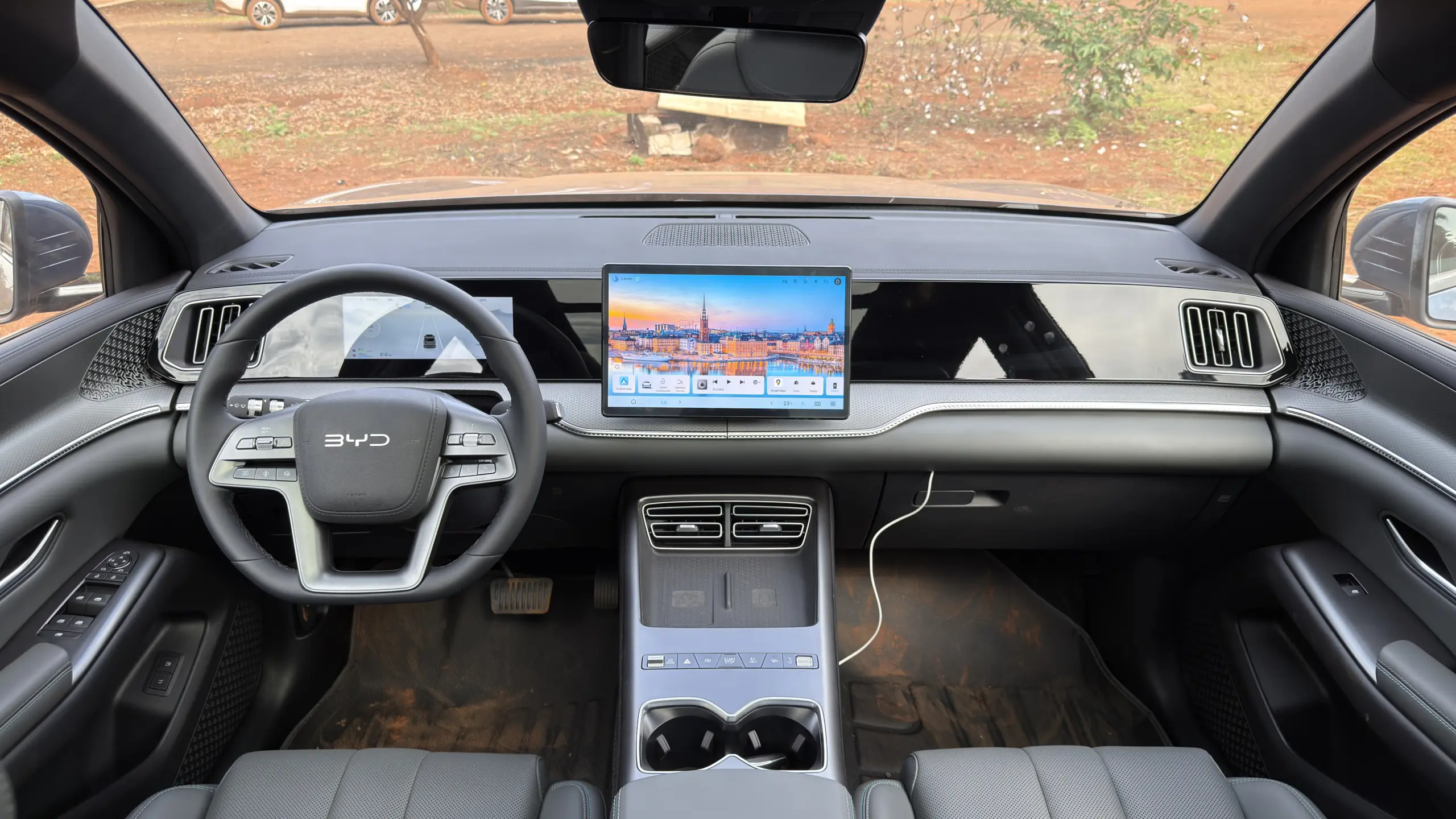 BYD Song Pro 2027 GS na cor Azul para teste e avaliação e primeiras impressões interior