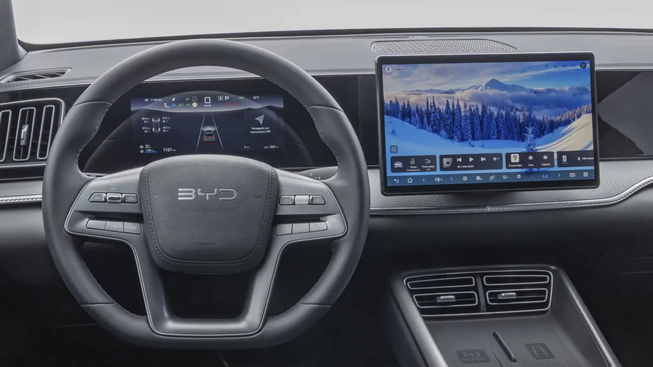 central multimidia volante e painel BYD Song Pro 2027 [divulgação]