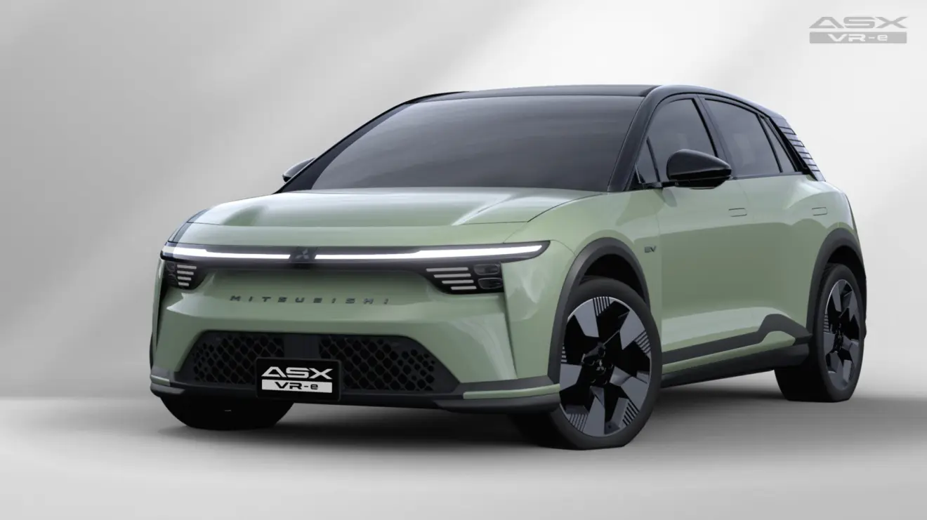 Mitsubishi ASX VR-e elétrico verde de frente