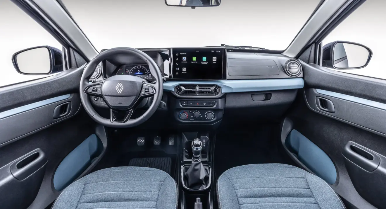 Interior do Renault Kwid 2027