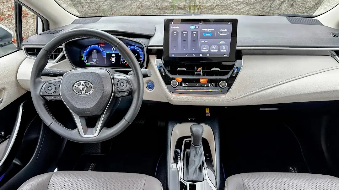 Painel do Toyota Corolla Altis Premium