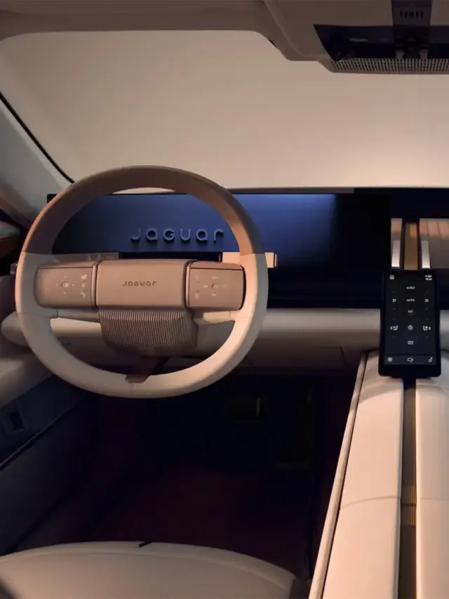 Jaguar Type 01 EV e seu interior minimalista e cabine