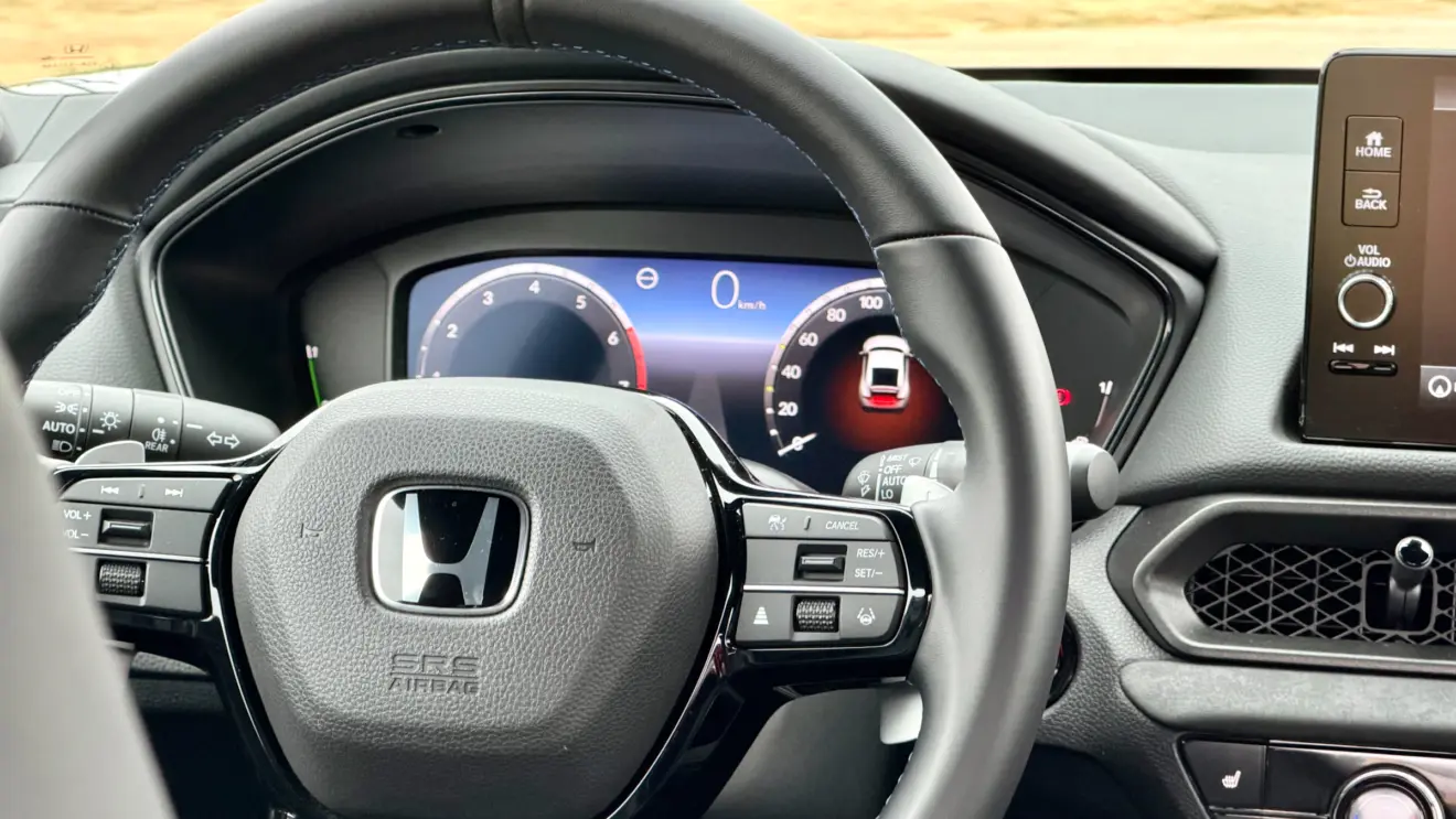 painel de instrumentos e volante honda prelude