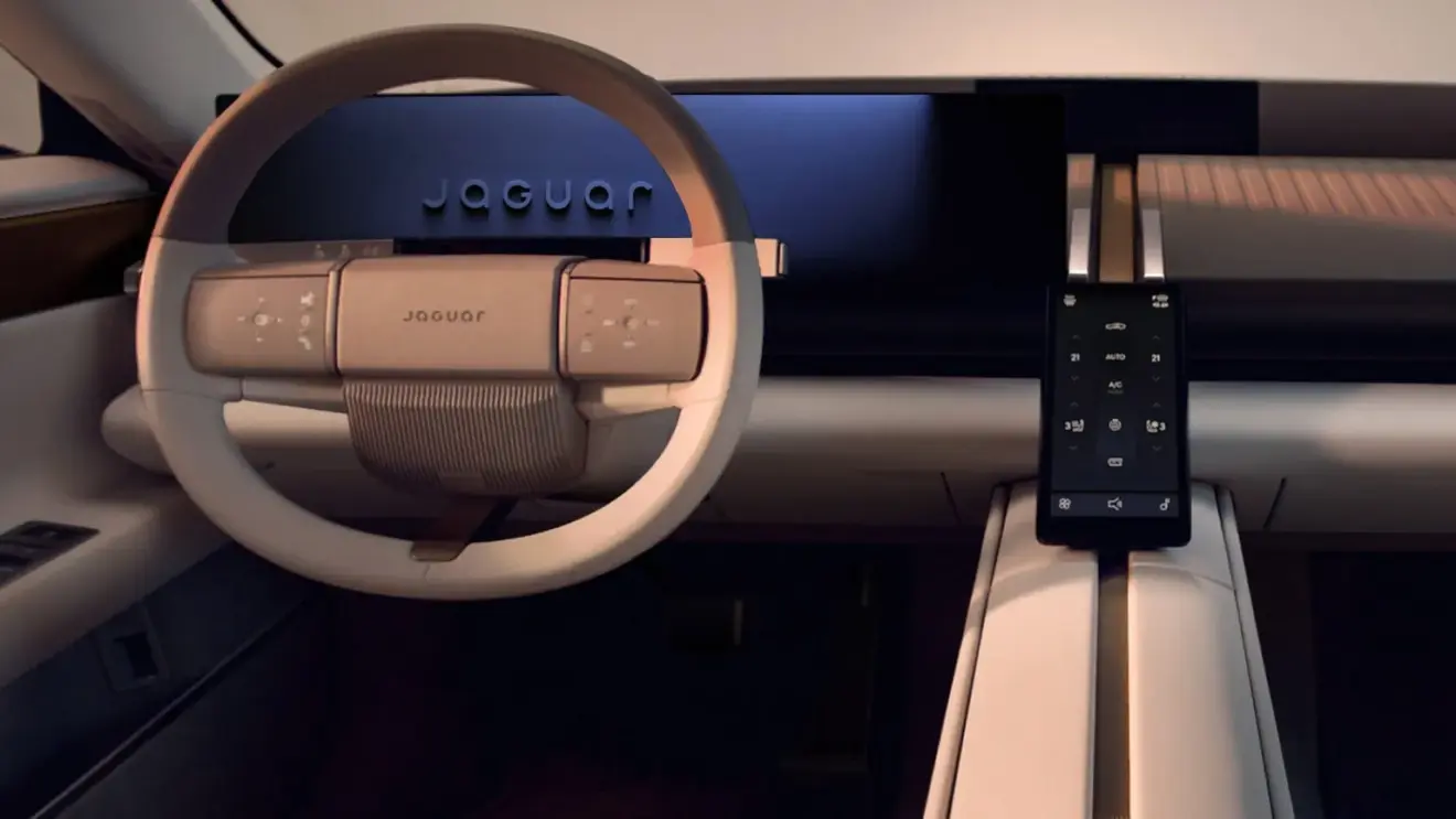 Jaguar Type 01 EV e seu interior minimalista e cabine