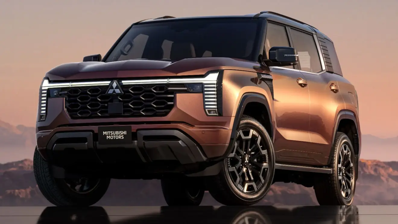 Mitsubishi Pajero 2027 estático na terra