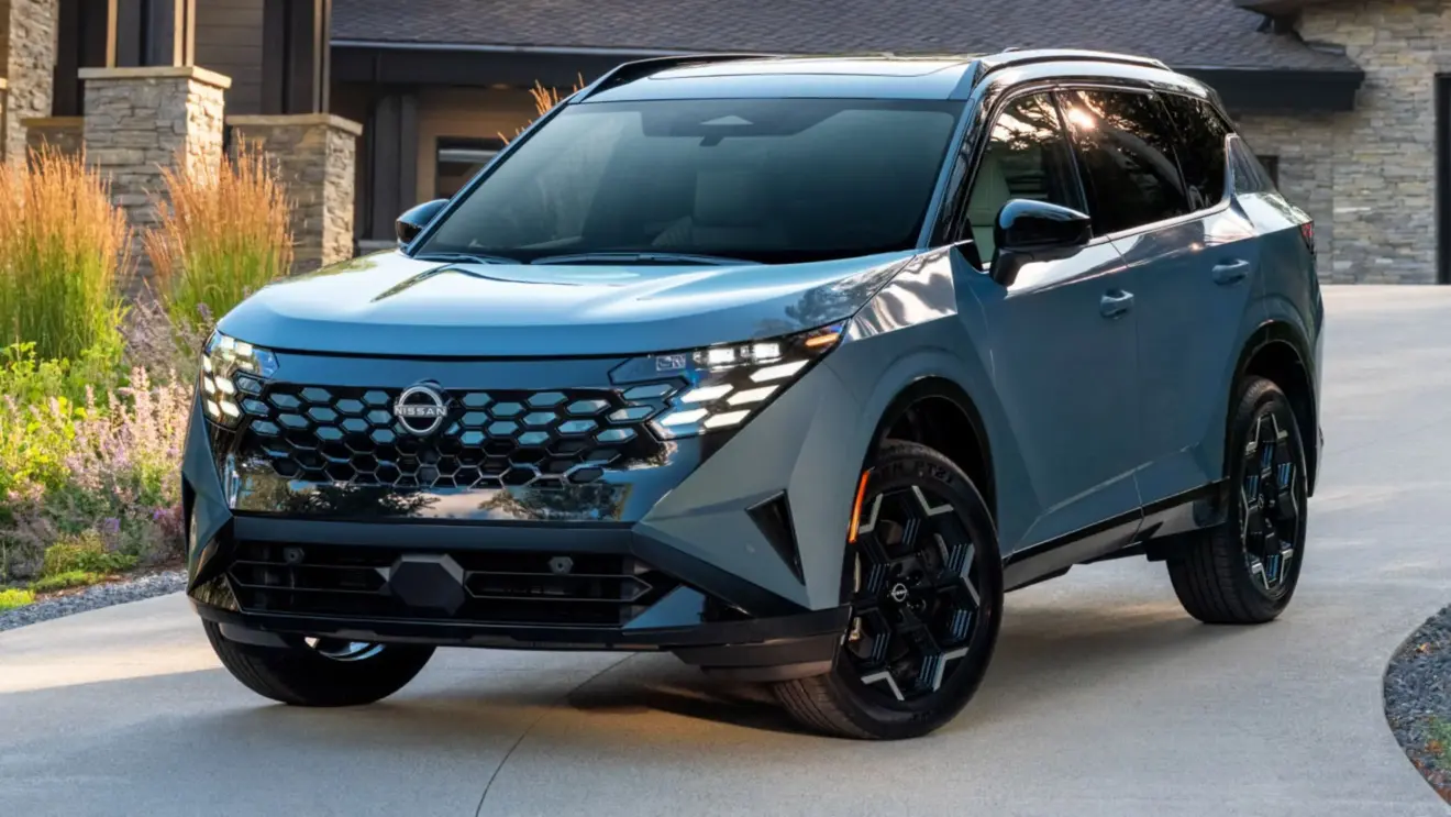 Nissan Rogue/X-Trail na cor azul