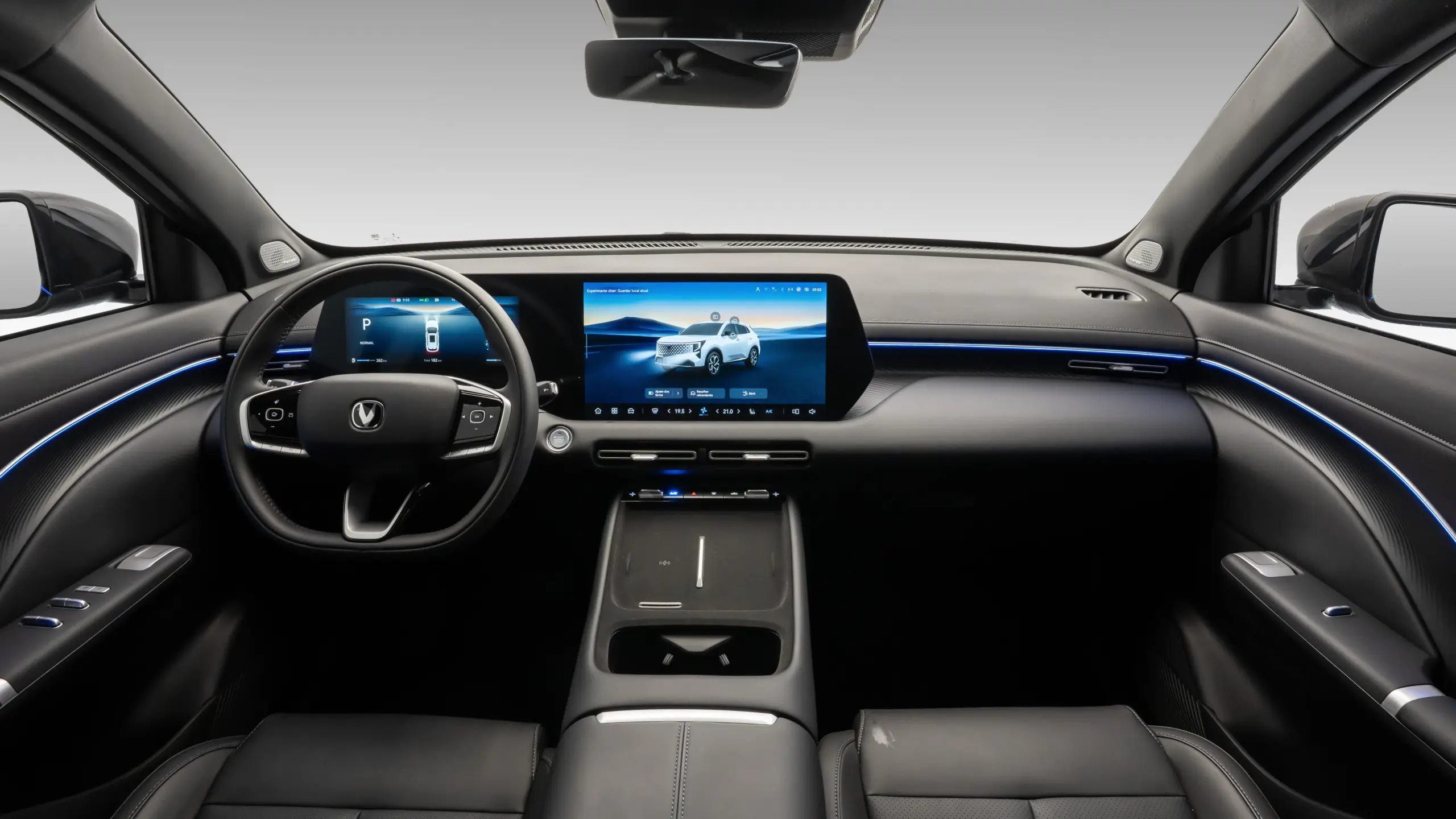 Caoa Changan CS55 interior de cabine