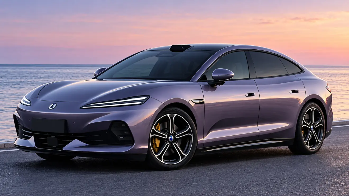 Denza Z9S roxo estático