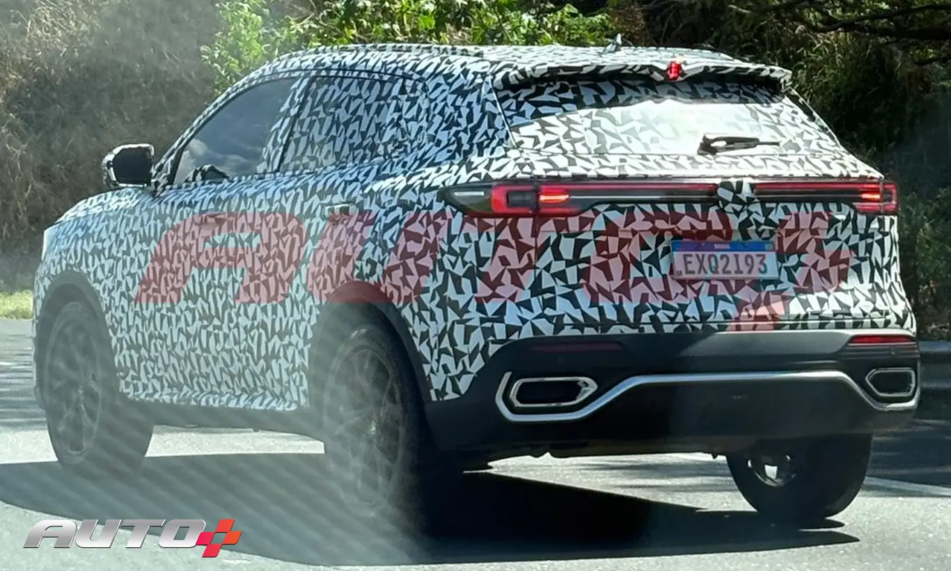 Flagra: CS55 está pronto para ser o Chery Tiggo 7 da CAOA Changan