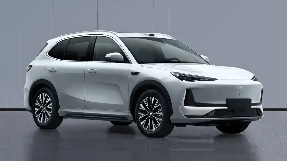 Geely EX5 elétrico na china no MIIT com mudanças visuais
