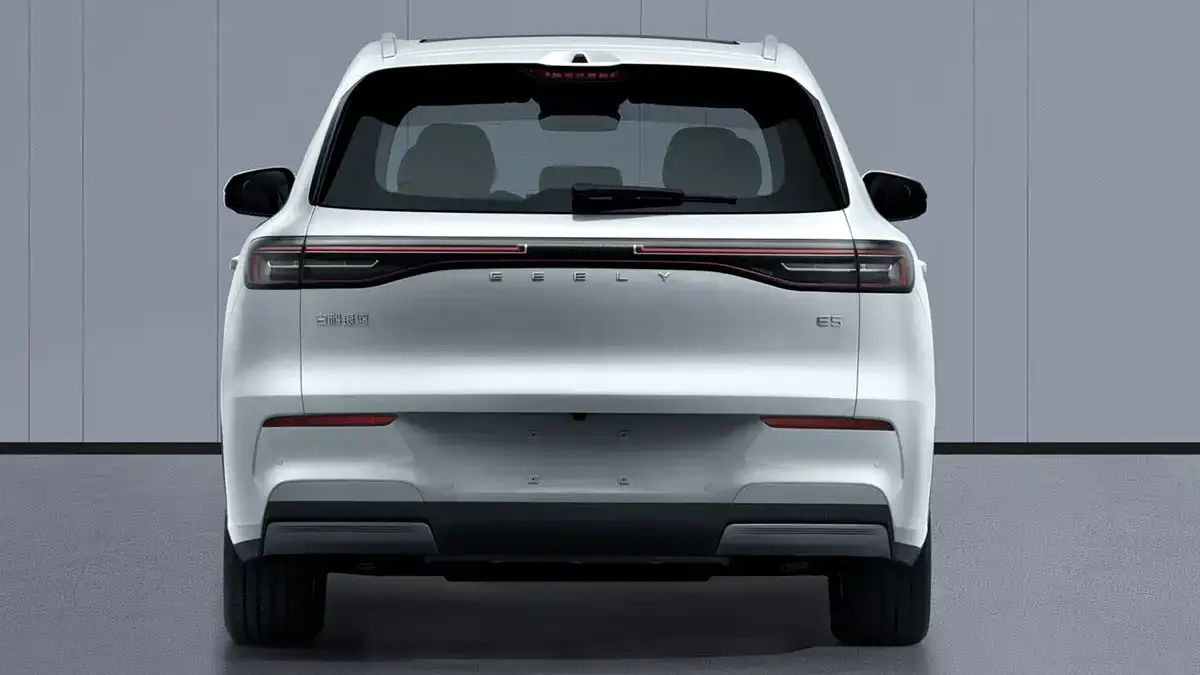 Geely EX5 elétrico na china no MIIT com mudanças visuais