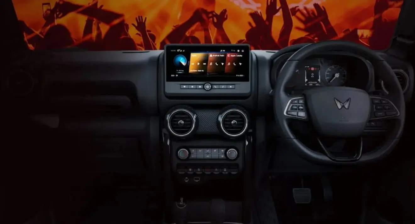Painel do novo Mahindra Thar