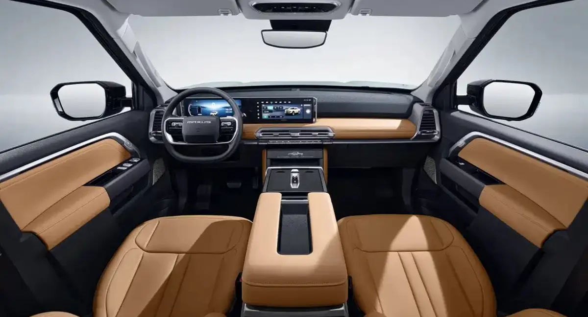Interior da Maxus Interstellar X 2027 será o ponto de partida para a nova cabine da VW Amarok