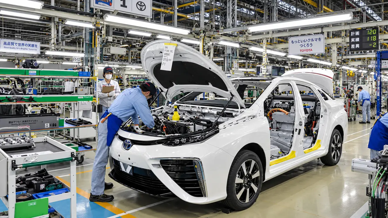 Fábrica da Toyota no Japão