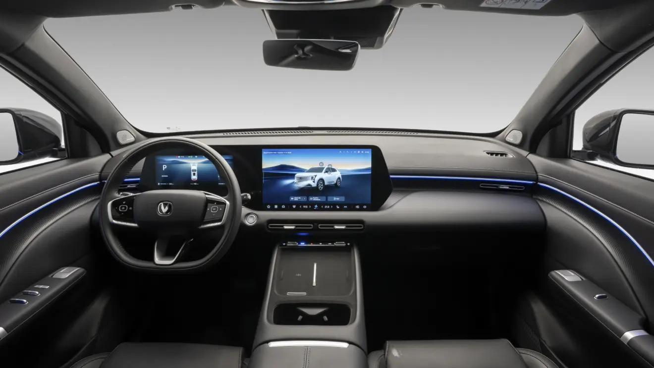 interior caoa changan cs55 infinity