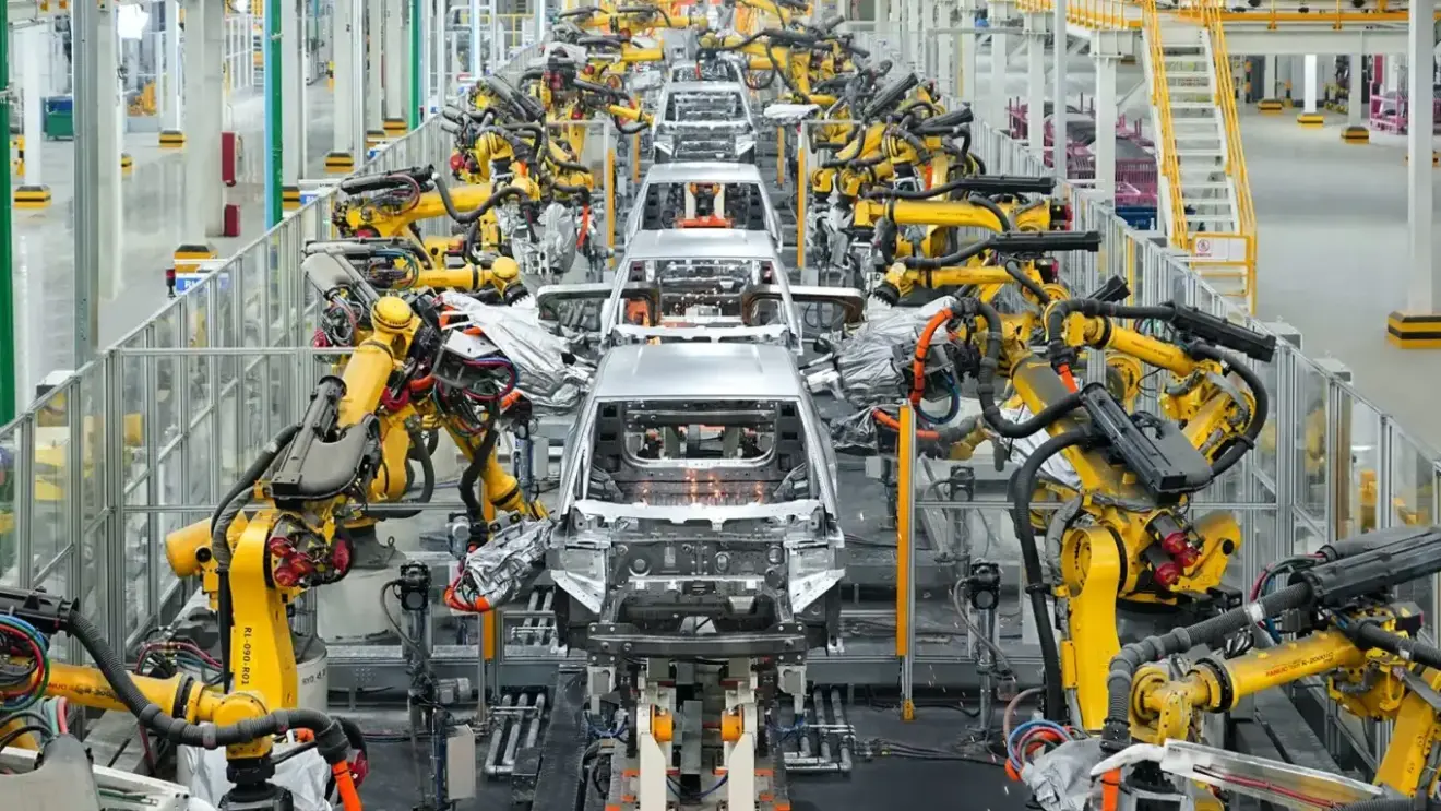 Fábrica da BYD na China