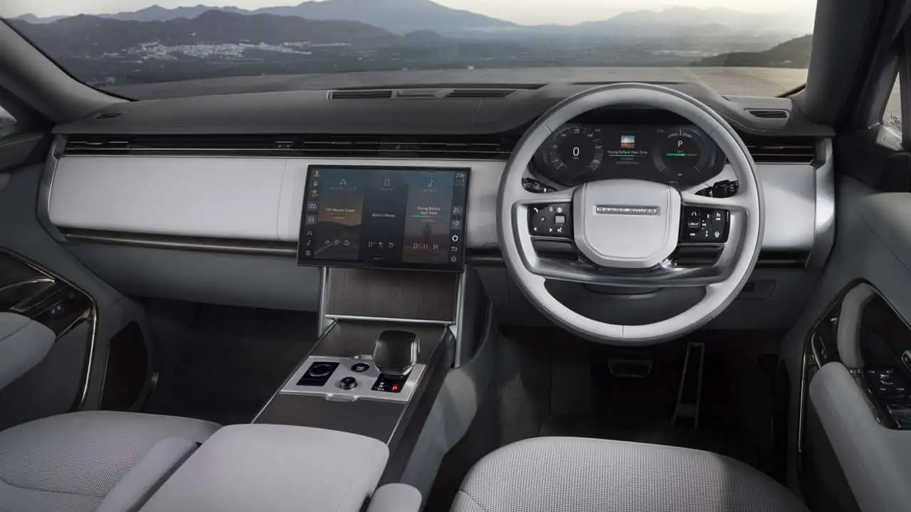 Range Rover Electric interior