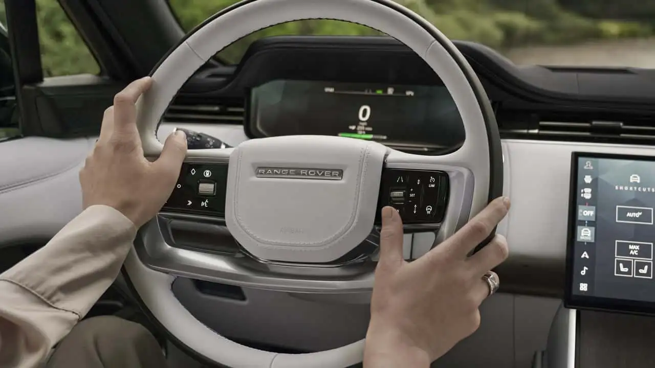Range Rover Electric interior