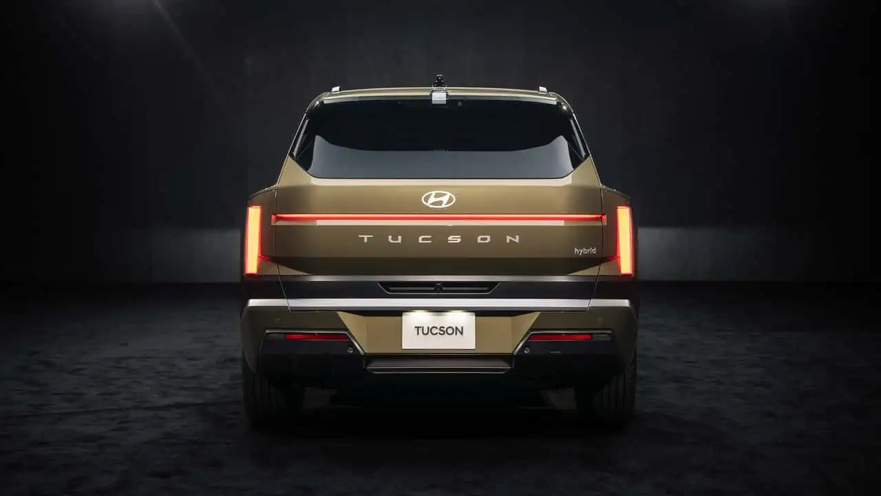 Quinta geração do Hyundai Tucson 2027 estático