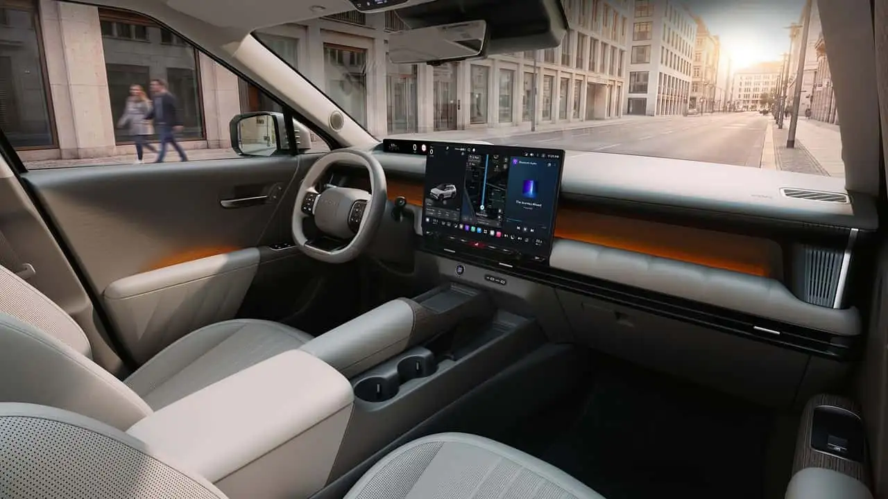 Interior do Quinta geração do Hyundai Tucson 2027