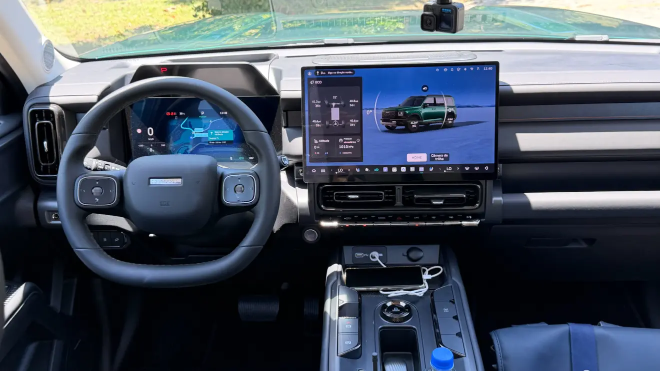 Interior GWM Haval H7 [Auto+ / João Brigato]