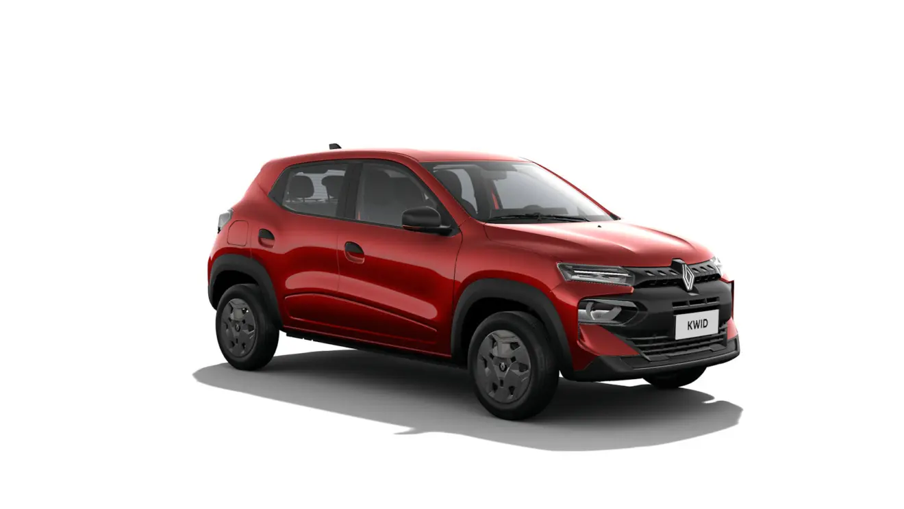 Renault Kwid Evolution vermelho de frente