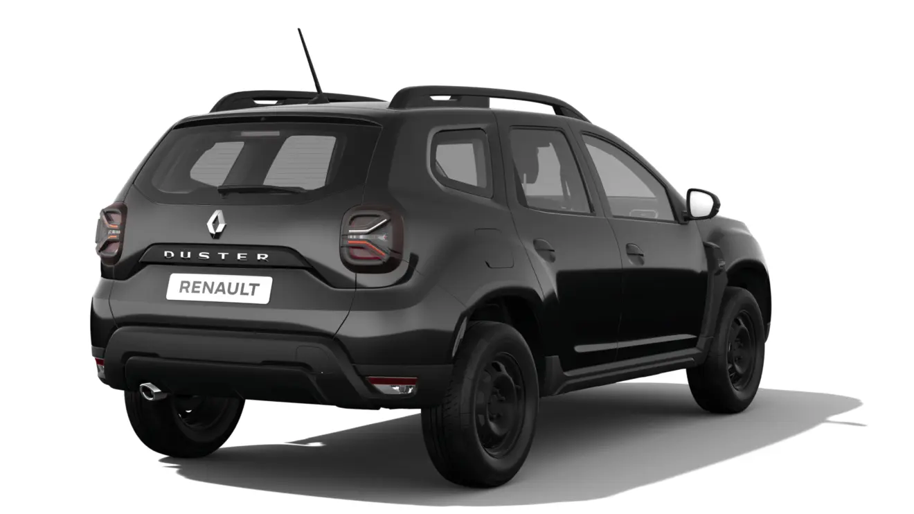 Renault Duster Zen Plus preto de traseira