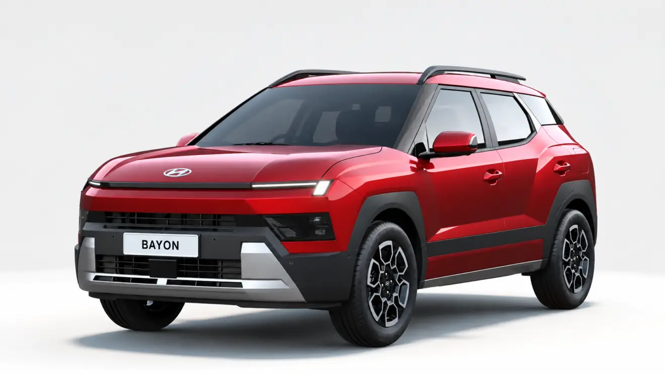 Hyundai Bayon vermelho indiano