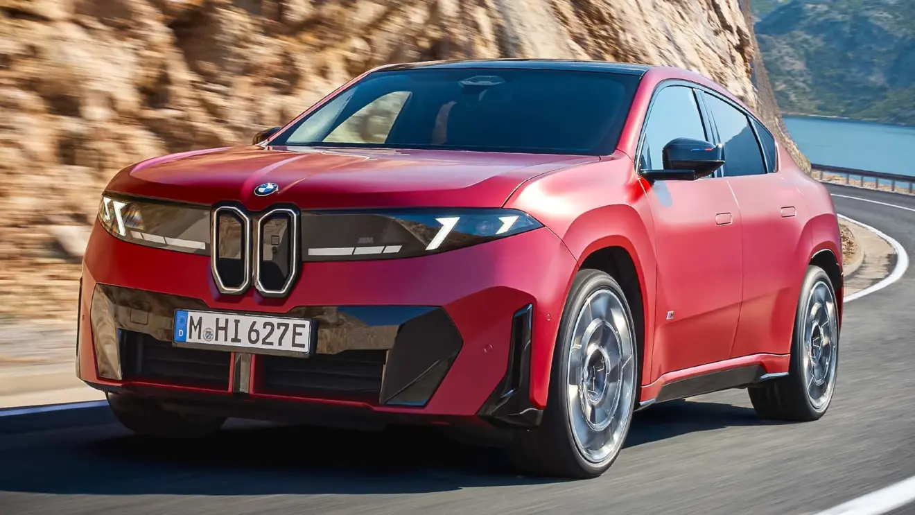 BMW iX4 M60 xDrive vermelho