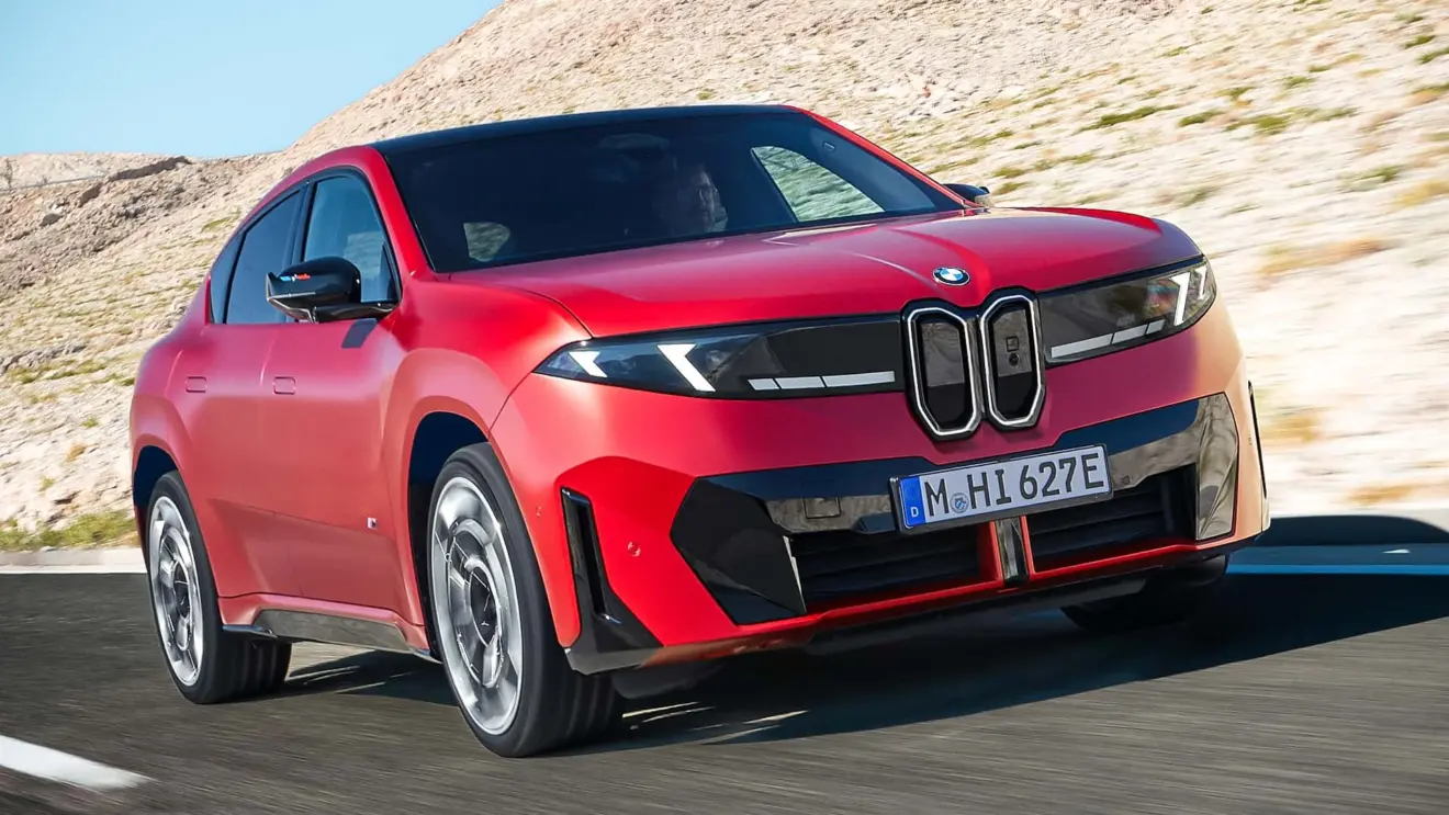 BMW iX4 M60 xDrive vermelho