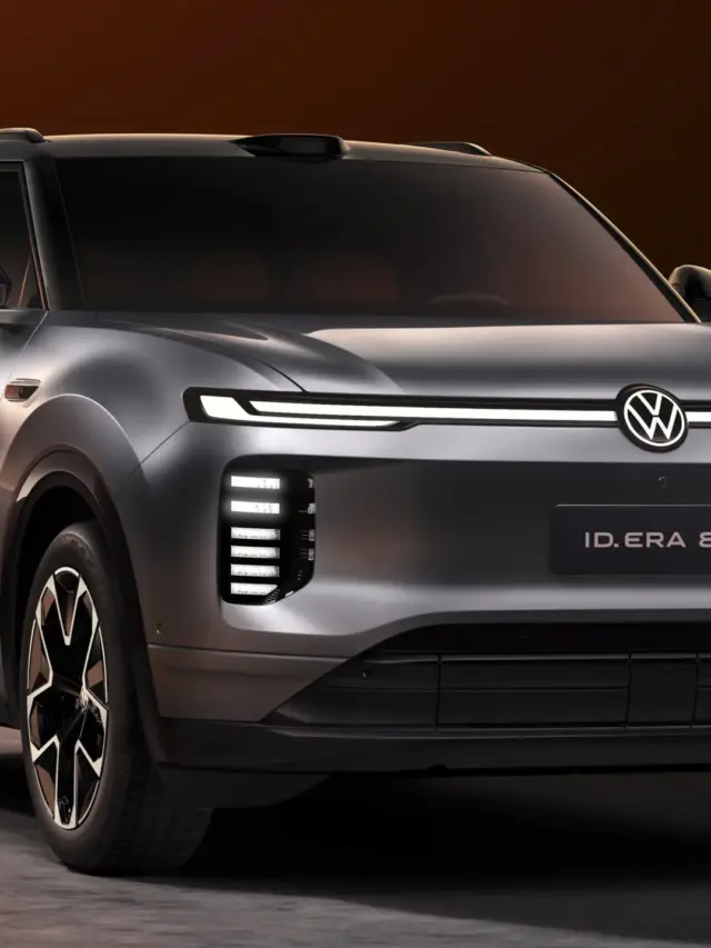 SUV Volkswagen ID.Era 8X prata de frente
