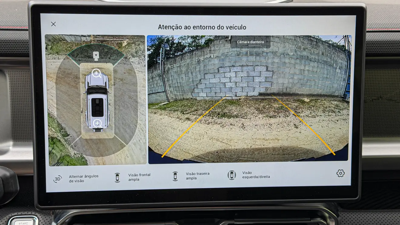 Jetour T2 4x4 XWD na cor Prata Veneer e seu interior de cabine para avaliação