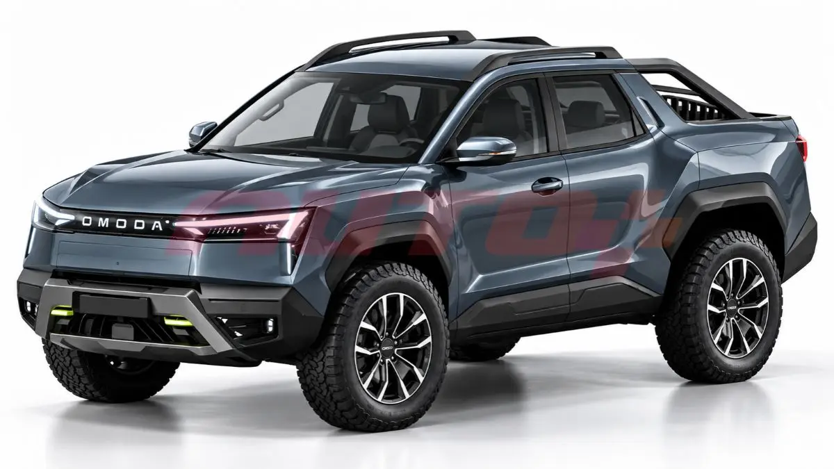 Picape intermediária de uma patente da Chery que pode vir ao Brasil