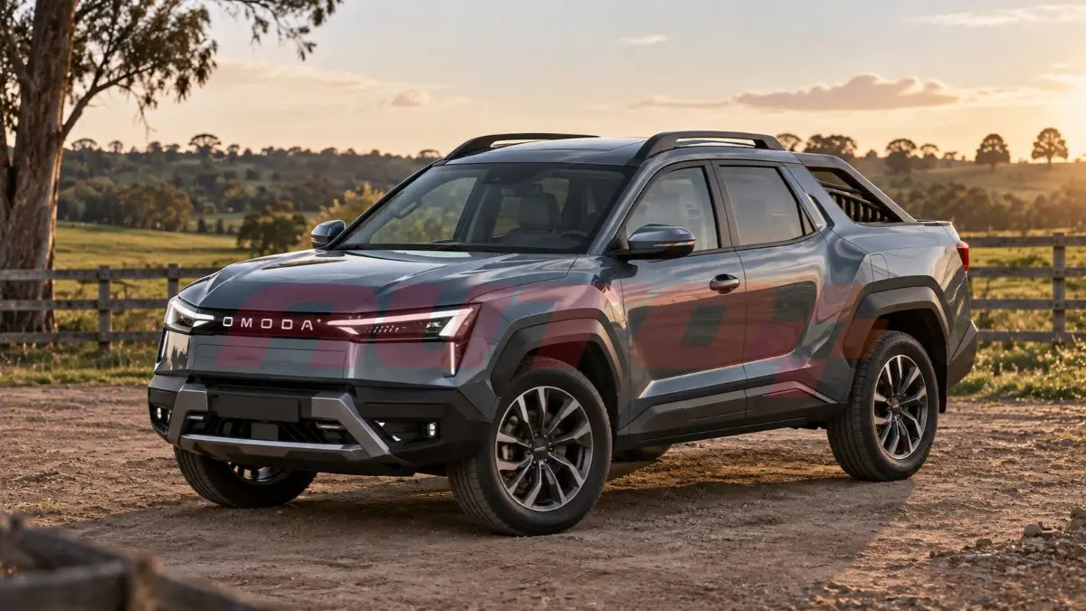 Picape intermediária de uma patente da Chery que pode vir ao Brasil