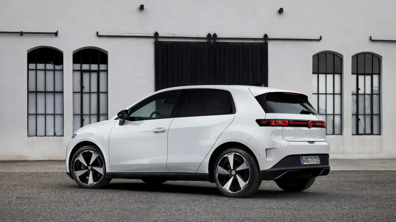 Volkswagen ID. Polo na cor branca estático