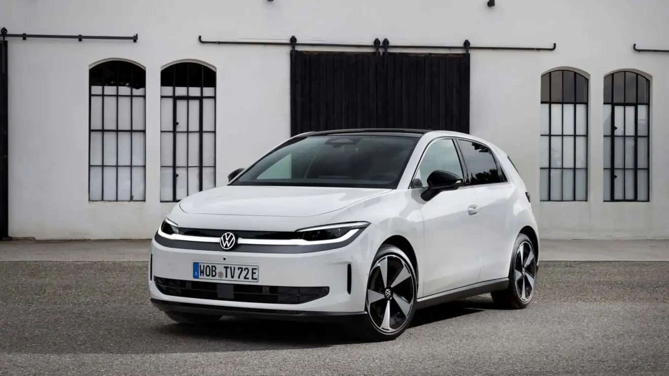 Volkswagen ID. Polo na cor branca estático