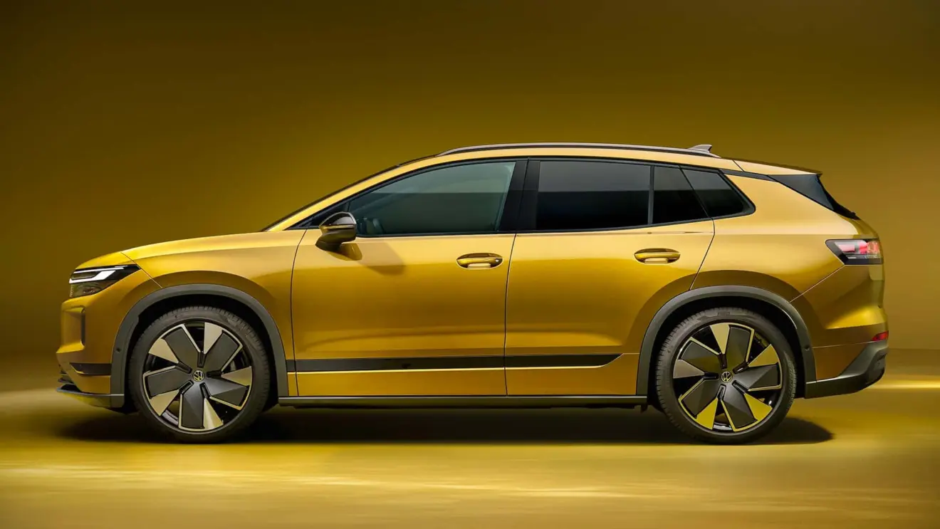 Volkswagen ID. Tiguan amarelo estático