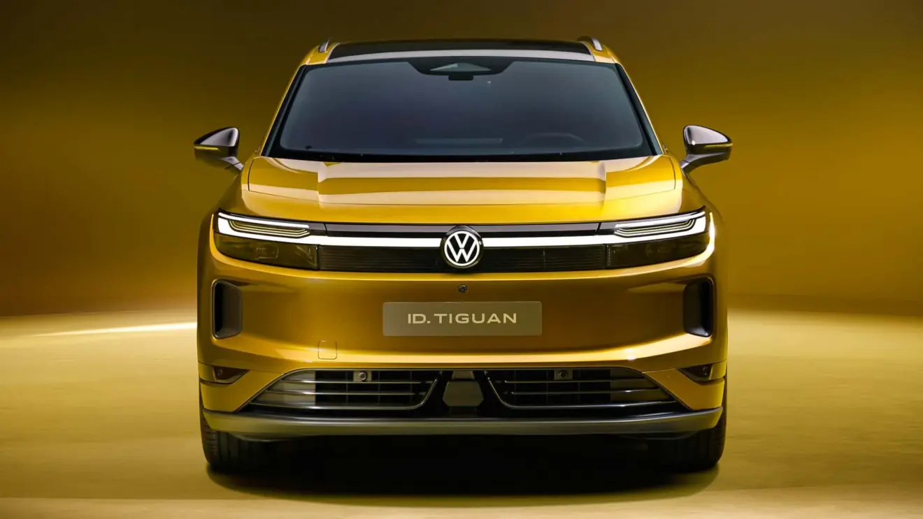Volkswagen ID. Tiguan amarelo estático