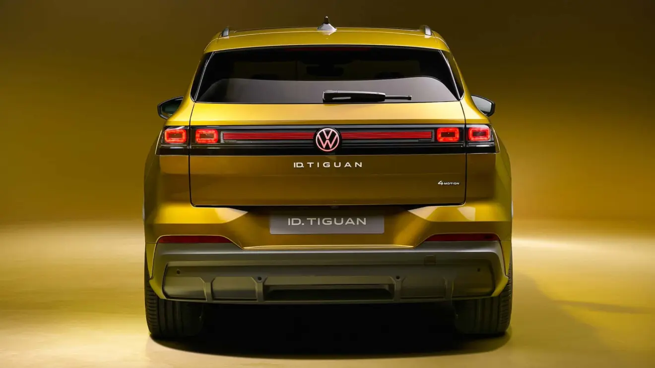 Volkswagen ID. Tiguan amarelo estático
